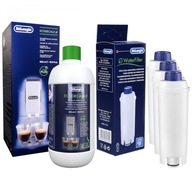 DeLonghi 3X Filter DLS C002 + Odstraňovač vodného kameňa 500ml