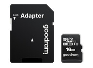 Goodram 16GB M1AA 10 UHS microSD karta a adaptér