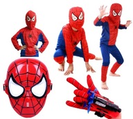 Kostým SPIDERMAN OUTFIT s maskou na vystreľovanie šípok 98/110 4-6 Years S