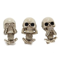 Creative Bone Skull Difuzér Car Decor Black