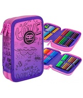 COOLPACK SCHOOL PENCASE 2 KOMOROVÁ LOVE OMBRE FIALOVÁ