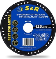 S&R Diamantový rezací kotúč 125 x 1,6 mm