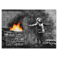 Plagáty 70x50 Banksy Snow Smog