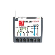 SRT_LN Ovládač roliet ATELOR PROXIMA 230V 433,92 MHz