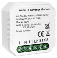 Stmievač QL modul 2 kanály 2x100W WIFI+RF TUYA