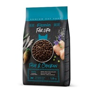 Fitmin For Life dospelá ryba a kura 1,8 kg