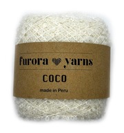 Priadza z prírodnej vlny COCO z alpaky Furora Yarns