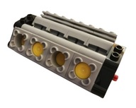 LEGO Engine Block V8 Technic 2852 2853 32333 2850b 2851 komplet čierny