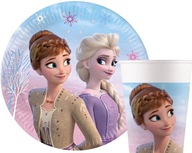 Sada šálok a tanierov FROZEN 1-9.narodeninová FROZEN párty Anna ELSA