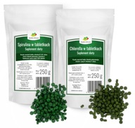 SPIRULINA a CHLORELLA 2000 tabliet 500g súprava