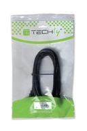 Techly HDMI-HDMI M/F Ethernet 3D 4K HDMI predlžovací kábel, 5m, čierny