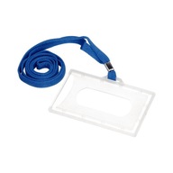 Držiak/identifikačná karta ARGO s páskou modrá 50ks