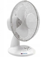 STOLNÝ VENTILÁTOR 9'' 30W DEDRA BIELA