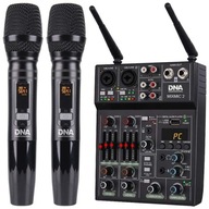 DNA MIXMIC 2 USB BLUETOOTH AUDIO MIXER S RUČNÝMI MIKROFÓNMI BEZDRÔTOVÁ SADA