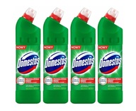 DOMESTOS Tekutina na WC, sanitárne zariadenia, čistenie WC, 4x750ml Pine Green