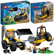 LEGO Bager 60385 + Stavebný valec 60401 STAVEBNÉ STAVEBNÉ AUTÁ City 5