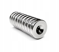 Neodymový prstencový magnet 14x3 mm 10 kusov