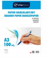 Kockovaný kancelársky papier A3 100 listov