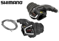 Radenie Shimano RevoShift RS35 3x6 s ČIERNYMI lankami