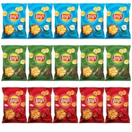 Mix príchutí Lays chips 40gx15 Fromage Cebu korenie