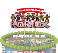 Narodeninová tortička s ROBLOXOM + meno a vek!