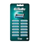 Gillette Mach3 Blades Nástavce na žiletky 12 ks