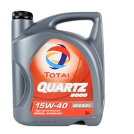 OLEJ 15W-40 TOTAL QUARTZ DIESEL 5000 5L