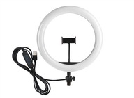 PRSTEŇOVÁ LED PRSTEŇOVÁ LAMPA 32cm USB STMIEVAČ