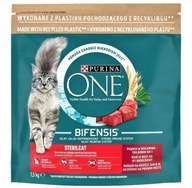 PURINA ONE Sterilcat Krmivo pre mačky Beef 1,5 kg