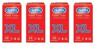 DUREX FEEL THIN EXTRA VEĽKÉ XL KONDÓMY 48 KS