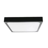 V-tac 30w LED štvorcové stropné svietidlo IP44 42x42cm čierne vt-8630 4000k