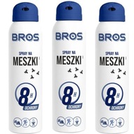 Bros sprej proti midges 90ml aktívna ochrana až 6h x3