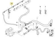 BMW E60 E61 535d M57N Palivová prepadová rúrka OE