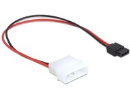 SATA napájací kábel MOLEX(M)-SATA(F) 6pin 24cm