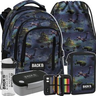 FORTNITE BACKUP SCHOOL BACKPACK set 5v1 GAMES GAME