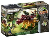 Playmobil Dino Rise Triceratops Dinosaur Set