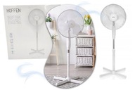 STOJAJÚCI VENTILÁTOR HOFFEN biely, nastaviteľná výška