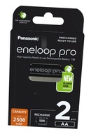 PANASONIC ENELOOP PRO AA batérie 2500mAh 2 ks