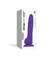 STRAP-ON ME Soft realistické dildo Purple M