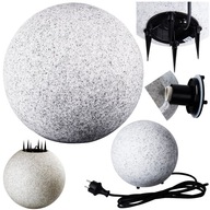 Záhradné svietidlo LAMP BULLET STONO30, žula imitácia kameňa E27 fi30cm IP65