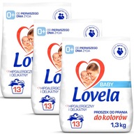 Lovela Baby Color prací prášok 3x1,3kg/39pr