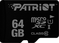 Pamäťová karta PATRIOT microSDXC 64GB