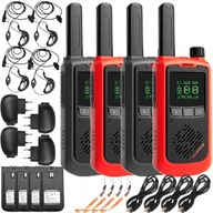 WALKIE TALKIE SHORT WAVE TRAVEL ŁKI TOKI BAOFENG 4 ks