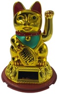 SOLAR Japonská mačka Maneki-Neko Chinese Lucky18cm