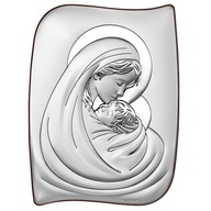 Strieborný obrázok Panny Márie ako darček SVADBA a krst