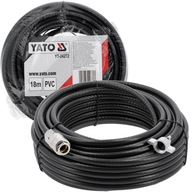 YATO PNEUMATICKÁ HADICA 6X10MM 18M 10BAR PRE KOMPRESOR S RÝCHLOKONEKTOROM