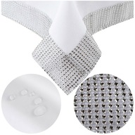 Obrus ​​odolný voči škvrnám na stôl Elegant Diamond White, 110x160