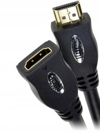 ZÁSUVKA PREdlžovacieho kábla HDMI 1,5M ZLATÁ