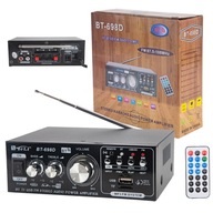 BT-698D MINI STEREO TF ZOSILŇOVAČ HIFI FM RÁDIO 2 KANÁLOVÉ 180W + DIAĽK.