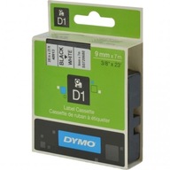 Dymo 40913 D1 páska 9mm x 7m bielo/čierna potlač